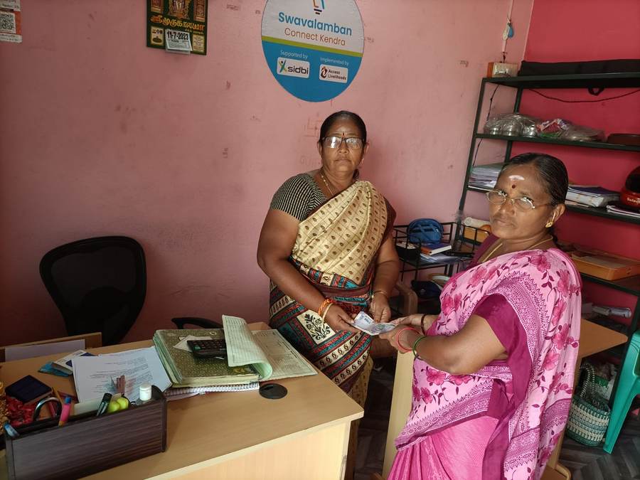 NEST Trust field visit with community members, Salem district