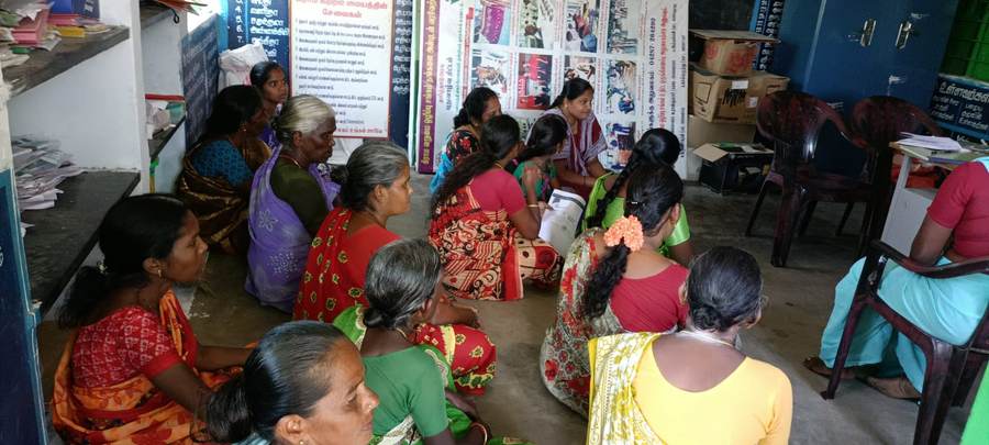 Women's Self Help Group meeting